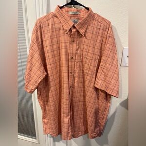 L. L. Bean Men's Peach Button Up Size XXL